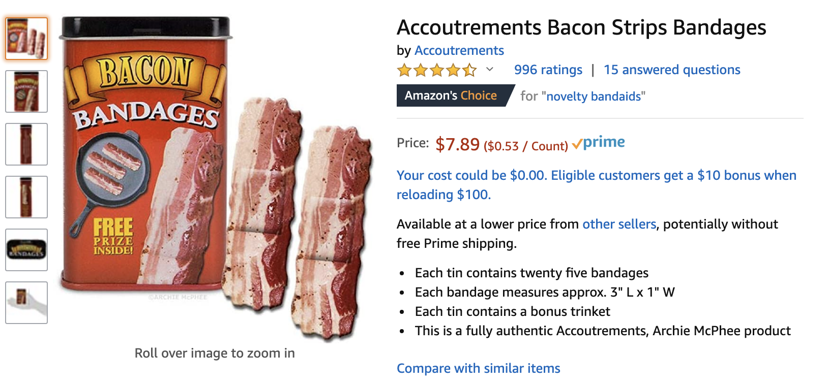 bacon bandages