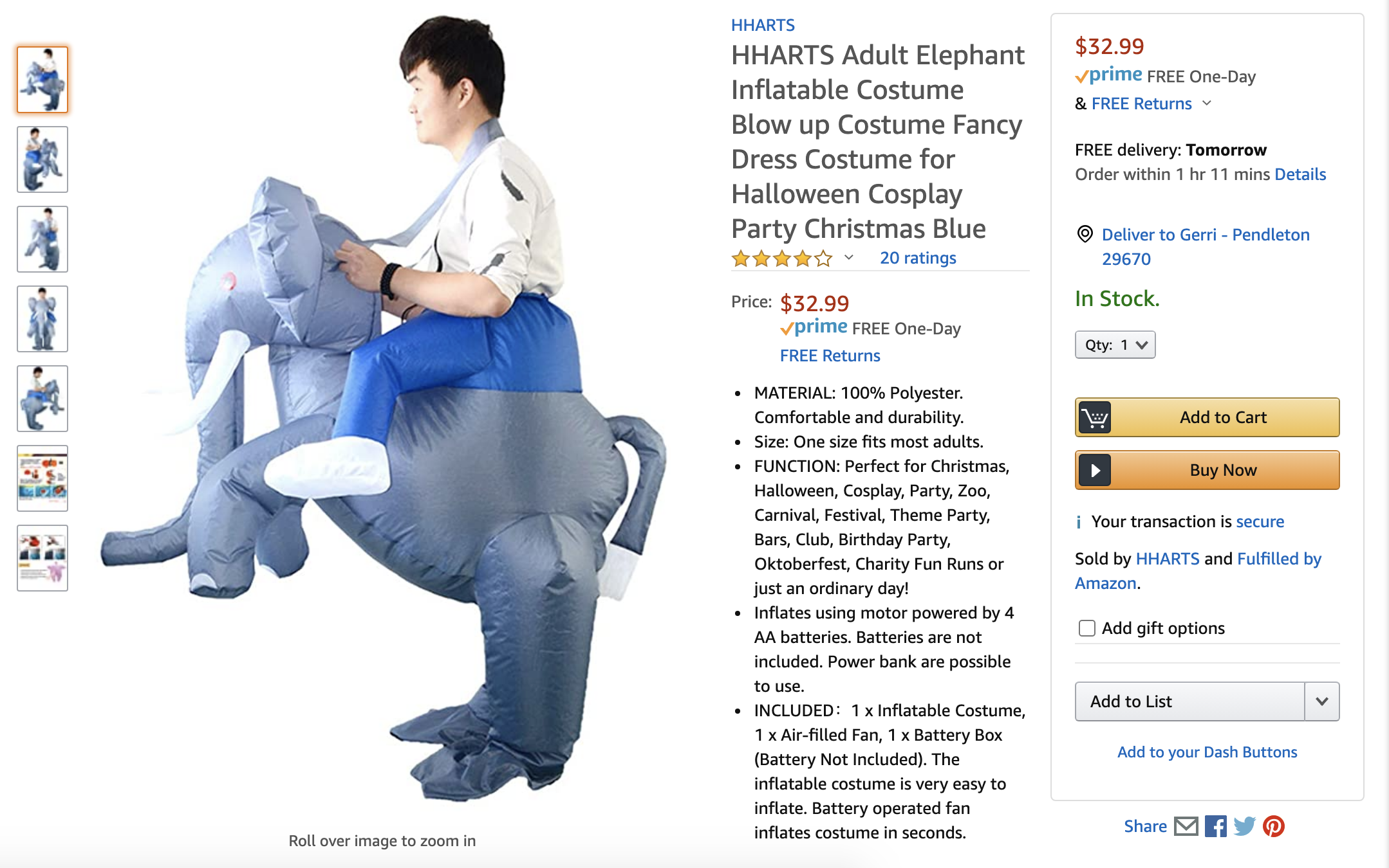 elephant costume